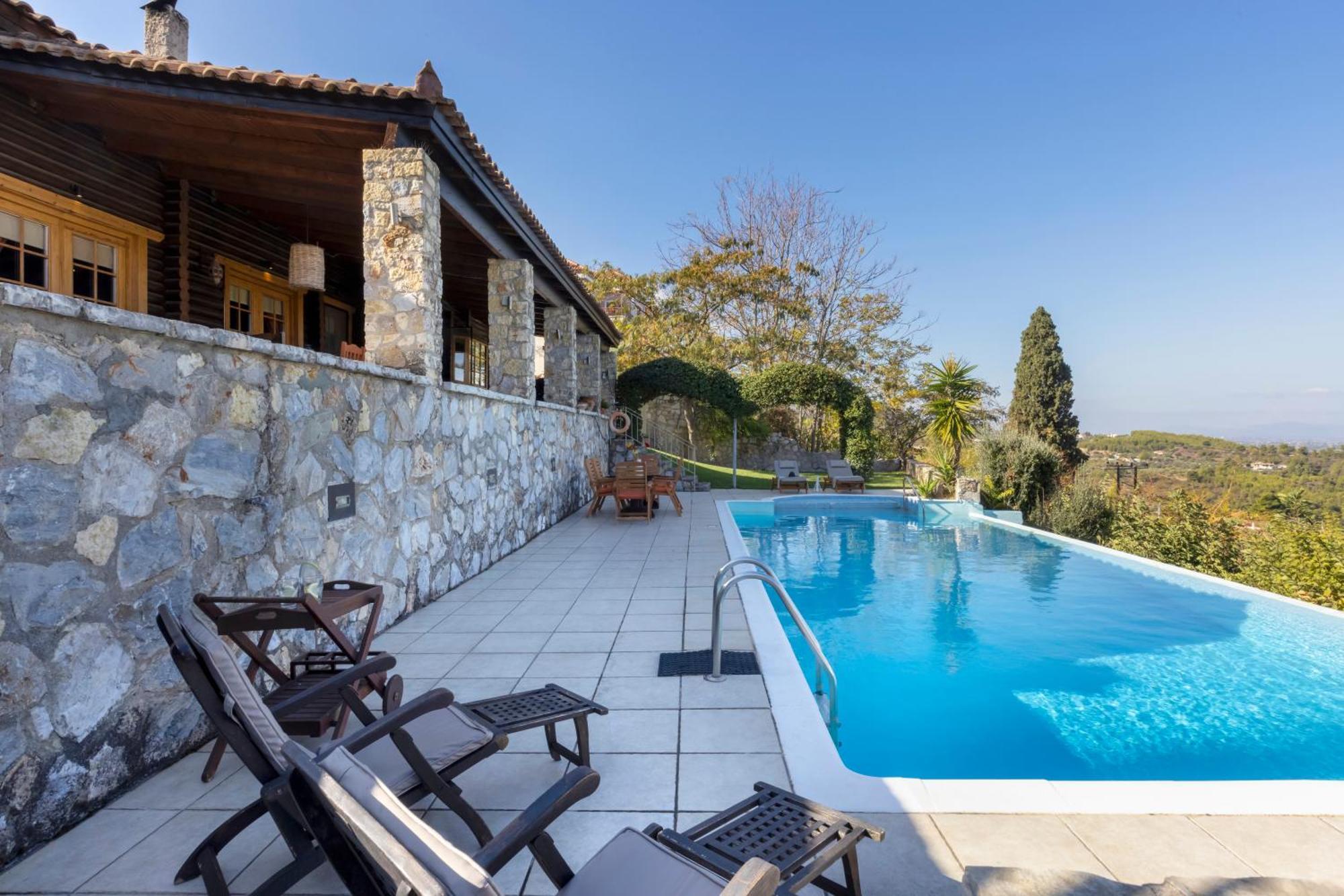 Markopoulon Oropou Villa Marrone Splendid Seaview מראה חיצוני תמונה