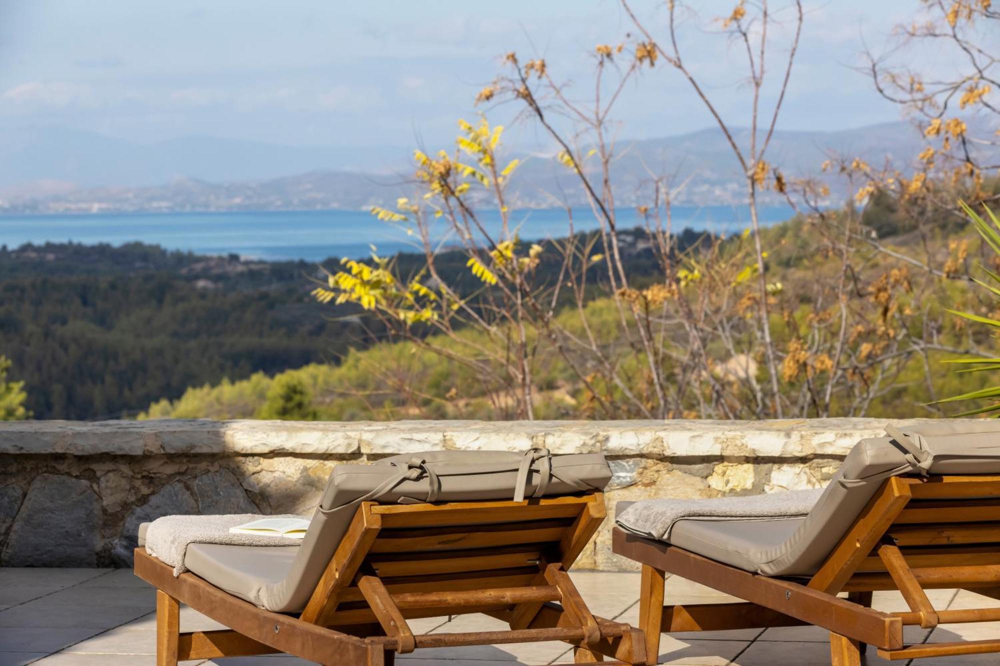 Markopoulon Oropou Villa Marrone Splendid Seaview מראה חיצוני תמונה
