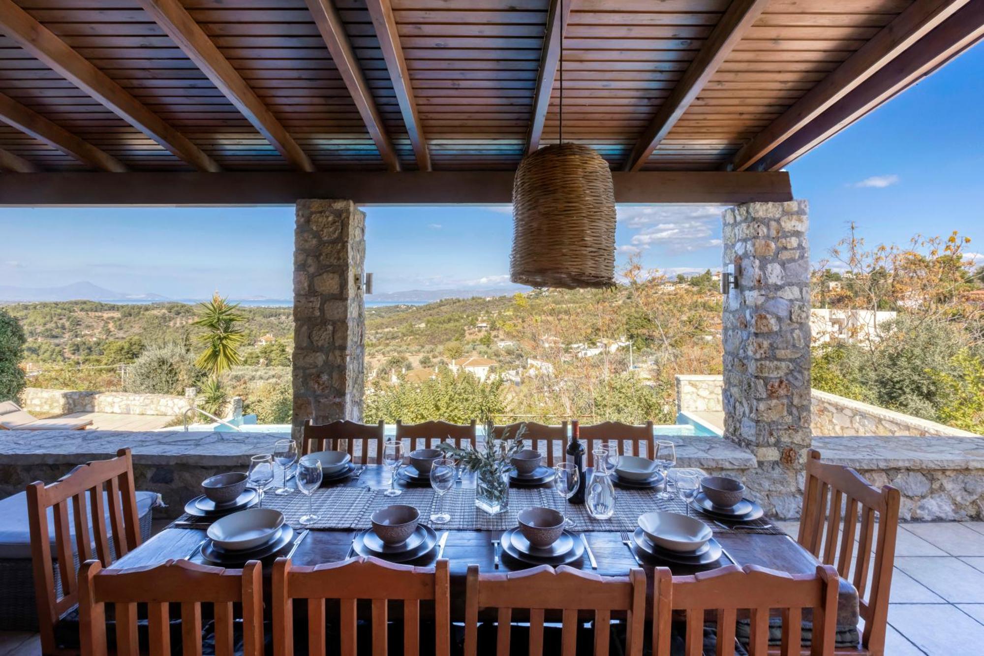 Markopoulon Oropou Villa Marrone Splendid Seaview מראה חיצוני תמונה