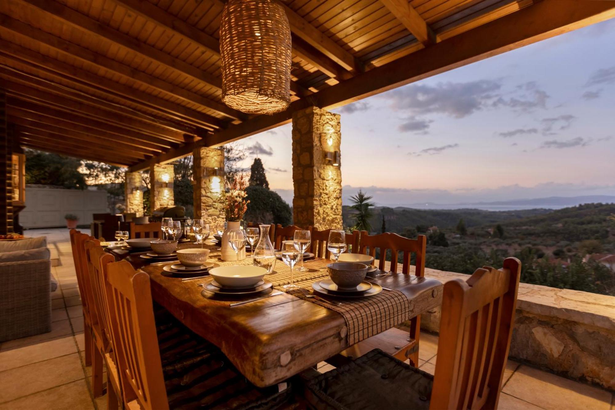 Markopoulon Oropou Villa Marrone Splendid Seaview מראה חיצוני תמונה